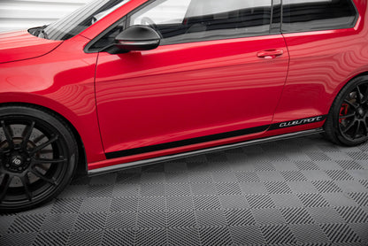 MINIGONNE LATERALI RACING adatte per VW GOLF VII GTI CLUBSPORT 2016-2017