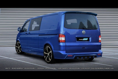REAR BUMPER suitable for VW T5 &lt; REVOLUTION &gt; PARTIAL TÜV CERTIFICATE 