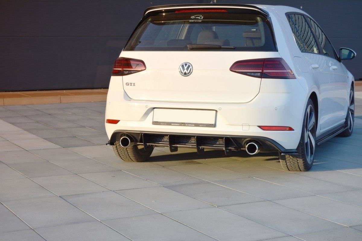 DIFFUSORE POSTERIORE adatto per VW GOLF MK7 GTI FACELIFT 2017