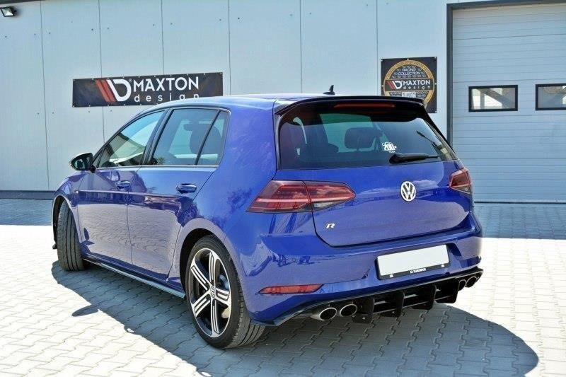 DIFFUSORE POSTERIORE adatto per VW GOLF VII R (FACELIFT) 2017