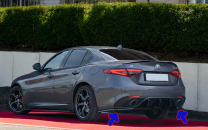 🔥SPLITTER LATERALI POSTERIORI ALFA ROMEO GIULIA VELOCE🔥