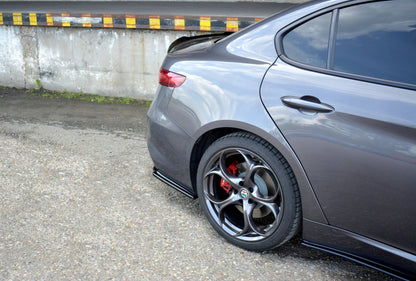 SPLITTER POSTERIORE ADATTO COMPATIBILE PER ALFA ROMEO GIULIA VELOCE 2015-