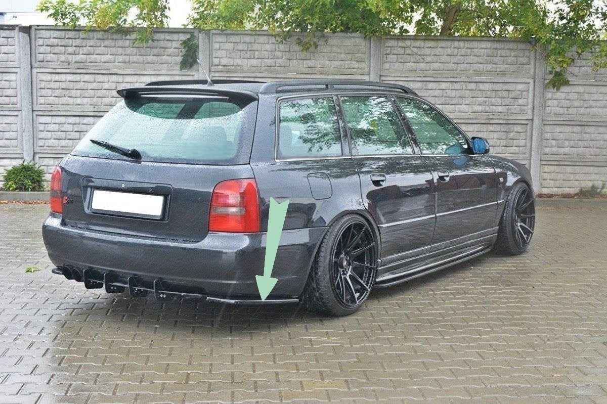 🔥SPLITTER LATERALI POSTERIORI ADATTO PER AUDI S4 B5 Avant🔥