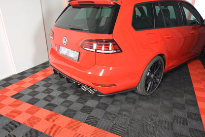 SPLITTER LATERALI POSTERIORI V.1 adatti per VW GOLF 7 R VARIANT FACELIFT 2017