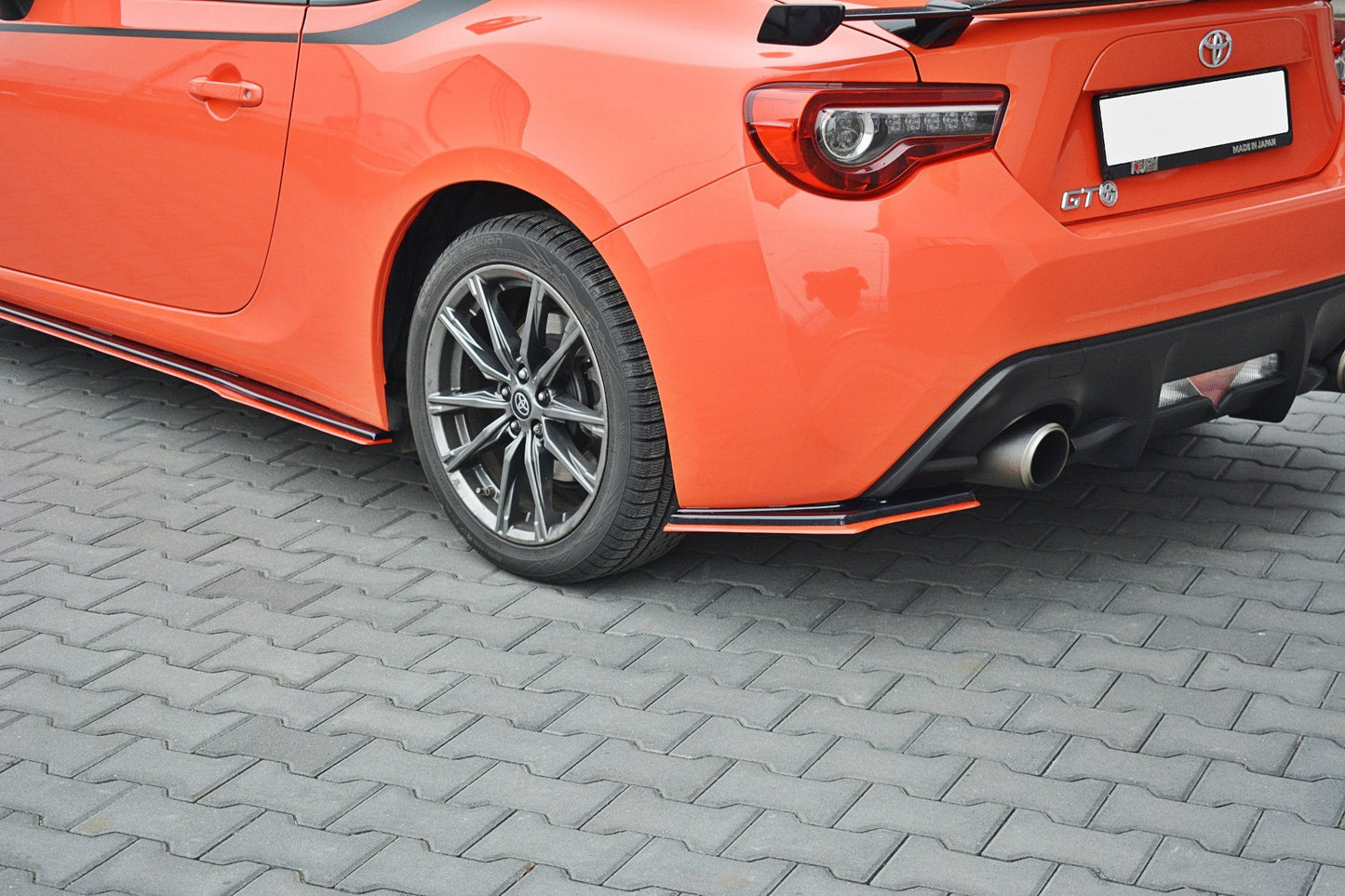 SPLITTER LATERALI POSTERIORI V.2 adatti per TOYOTA GT86 FACELIFT