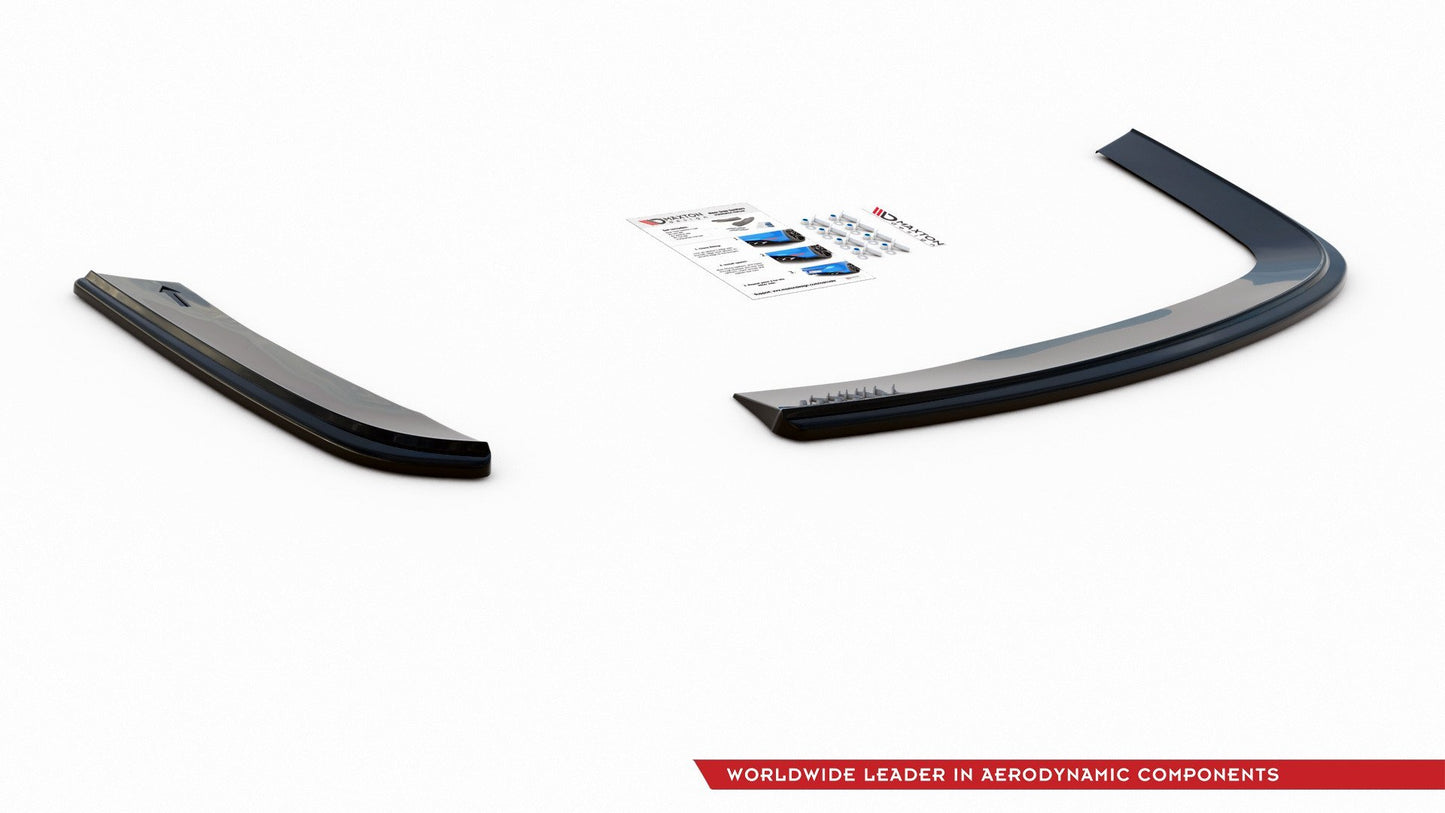 SPLITTER LATERALI POSTERIORI adatti per VOLKSWAGEN JETTA MK6 BERLINA PREFAZIONE (2011-2014)