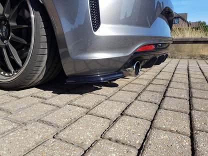 SPLITTER LATERALI POSTERIORI adatti per VOLKSWAGEN SCIROCCO MK.3 R FACELIFT