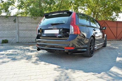 SPLITTER LATERALI POSTERIORI adatto per VOLVO V50F R-DESIGN 2007-2012