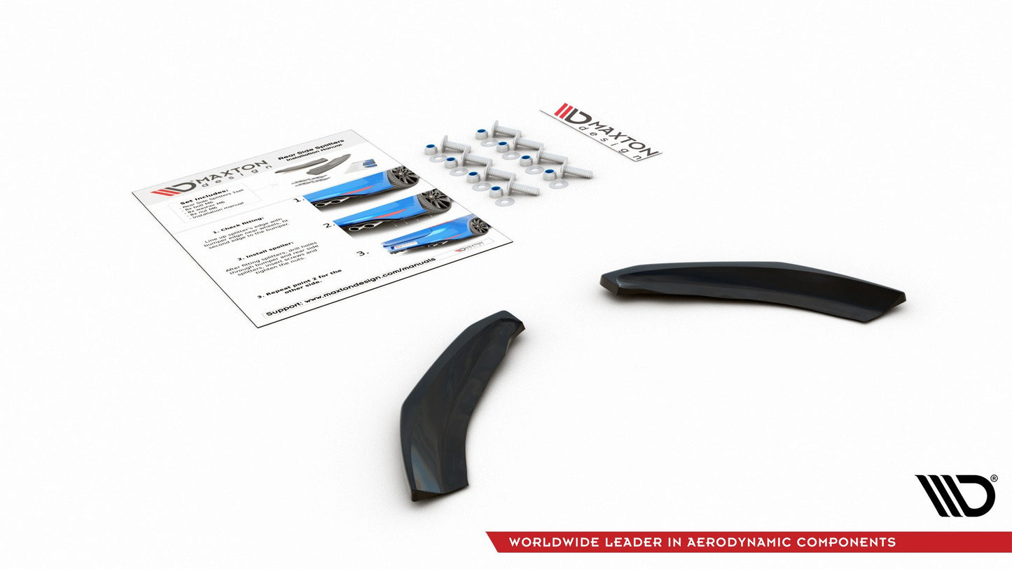 SPLITTER POSTERIORI ADATTI PER  VW POLO MK6 GTI