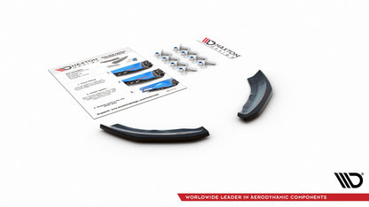 SPLITTER POSTERIORI ADATTI PER  VW POLO MK6 GTI