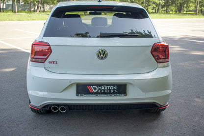 SPLITTER POSTERIORI ADATTI PER  VW POLO MK6 GTI