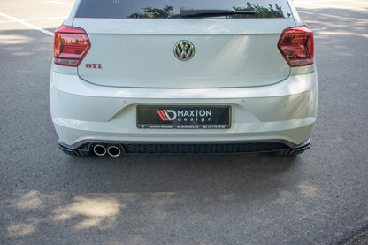 SPLITTER POSTERIORI ADATTI PER  VW POLO MK6 GTI