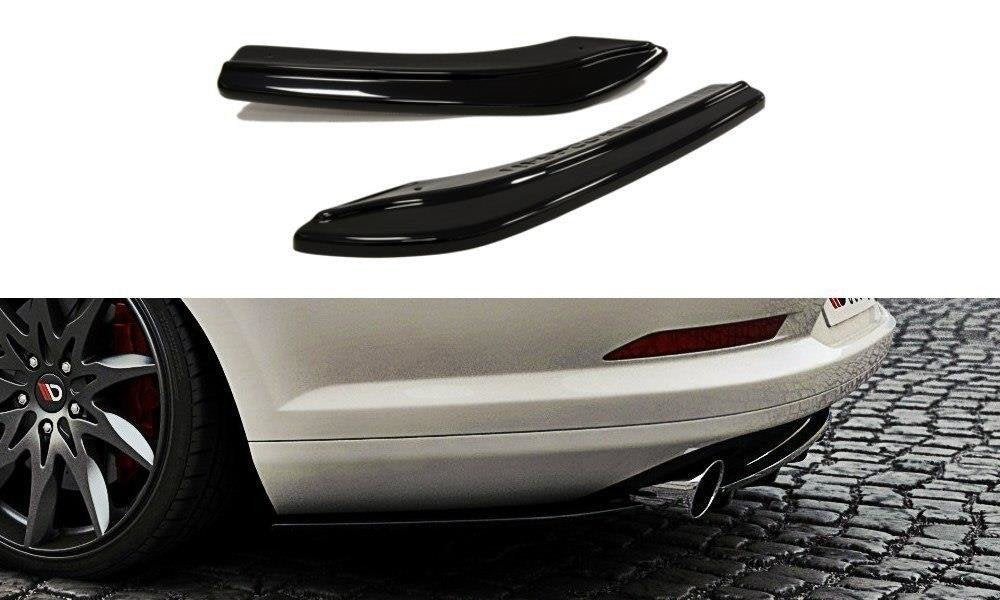 SPLITTER LATERALI POSTERIORI ADATTI PER VW PASSAT CC R36 RLINE 2008-2012