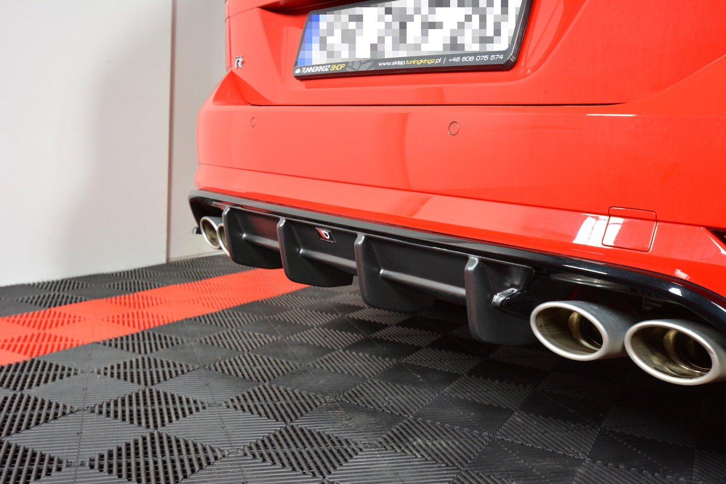 DIFFUSORE POSTERIORE adatto per VW GOLF 7 R VARIANT FACELIFT 2017