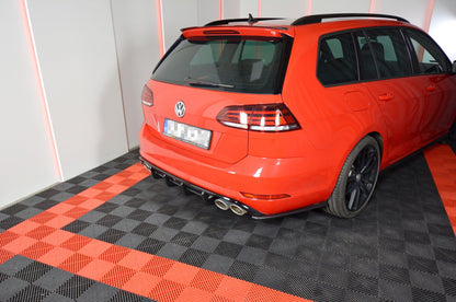 DIFFUSORE POSTERIORE adatto per VW GOLF 7 R VARIANT FACELIFT 2017