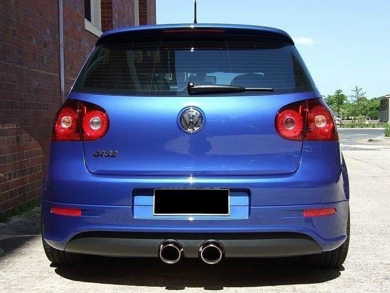 DIFFUSORE POSTERIORE adatto per VW GOLF V R32 (CON 2 FORI DI SCARICO, PER SCARICO R32) 2003-2008