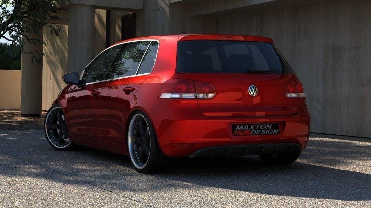 DIFFUSORE POSTERIORE adatto per VW GOLF VI SENZA FORO DI SCARICO 2008-2012