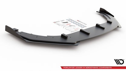SPLITTER ANTERIORE RACING DURABILITY V.3 + FLAP adatti per VOLKSWAGEN GOLF GTI MK6 2008-2012