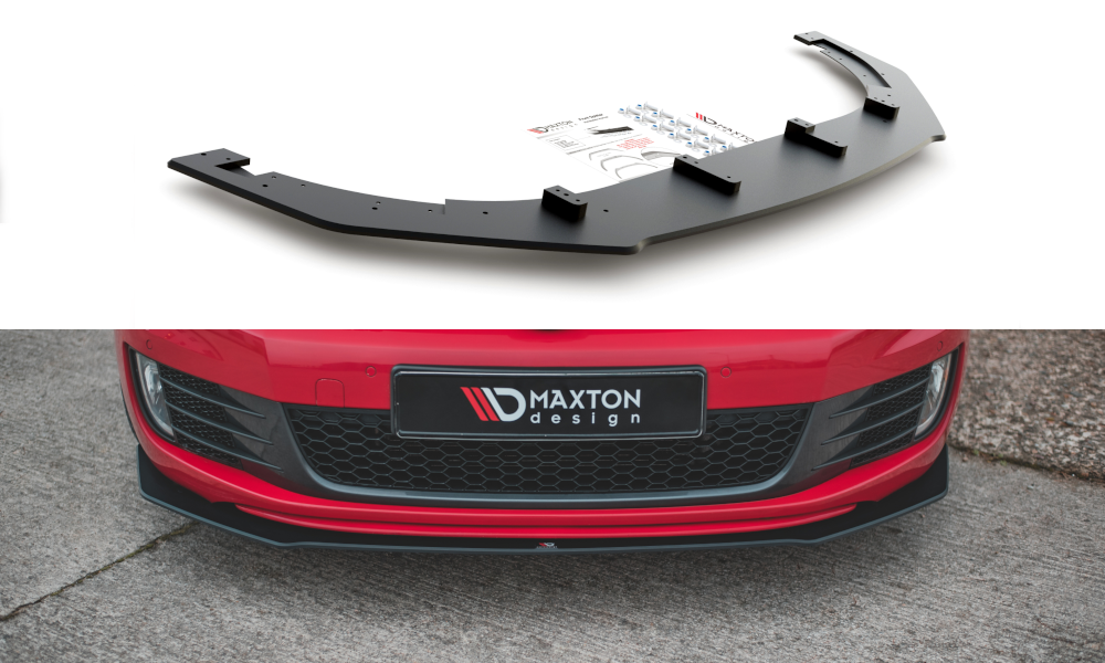 SPLITTER ANTERIORE RACING V.3 adatto per VOLKSWAGEN GOLF GTI MK6 2008-2012