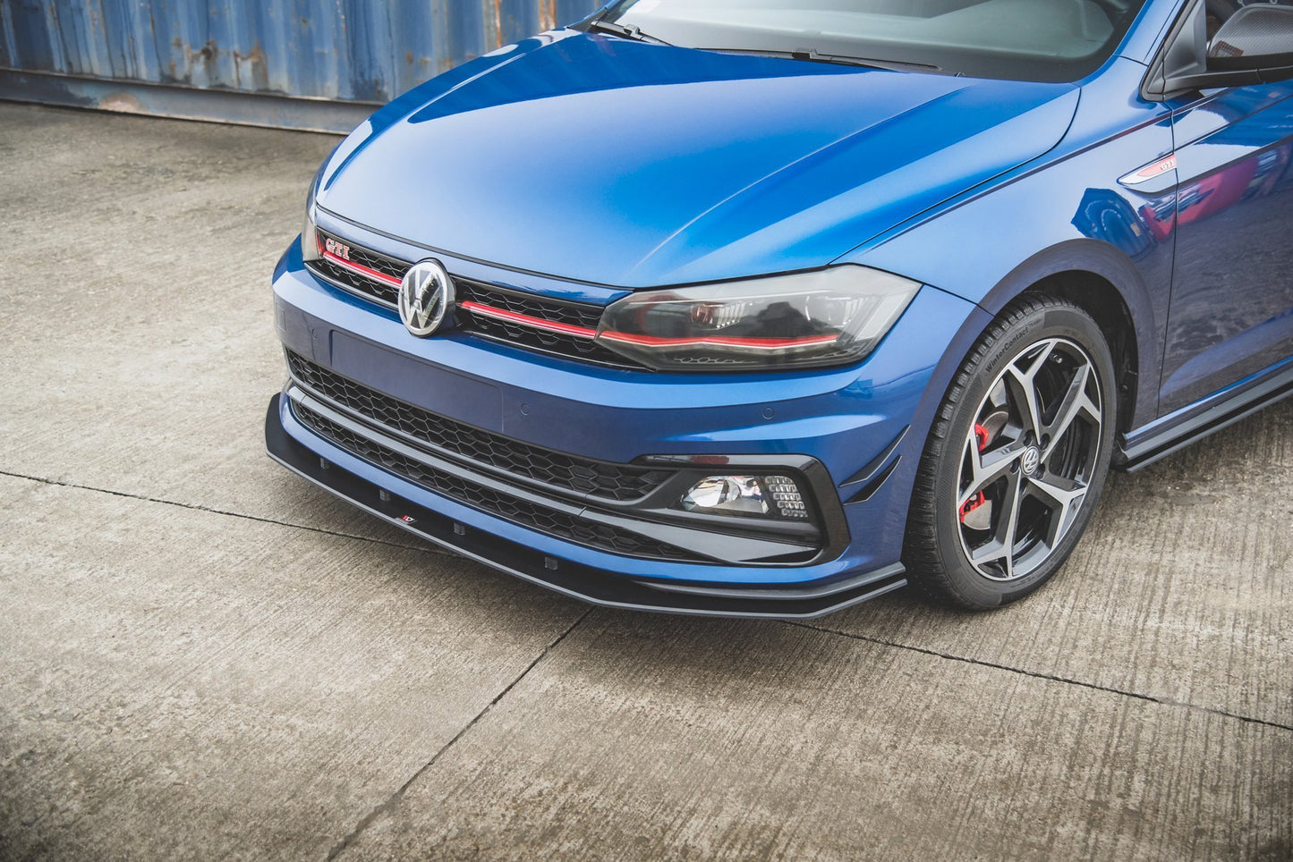 SPLITTER ANTERIORE RACING adatto per VOLKSWAGEN POLO GTI MK6