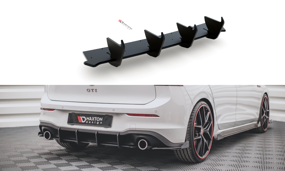 DIFFUSORE POSTERIORE RACING DURABILITY V.1 adatto per VOLKSWAGEN GOLF 8 GTI  2020