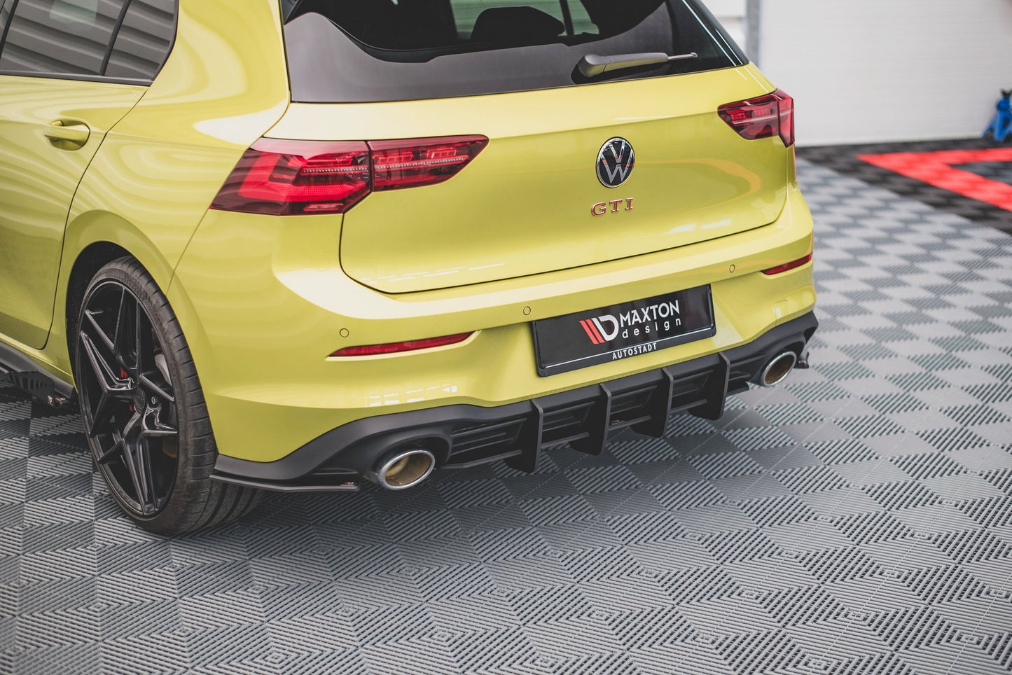DIFFUSORE POSTERIORE RACING DURABILITY ADATTO PER  V.2 VOLKSWAGEN GOLF 8 GTI CLUBSPORT 2020