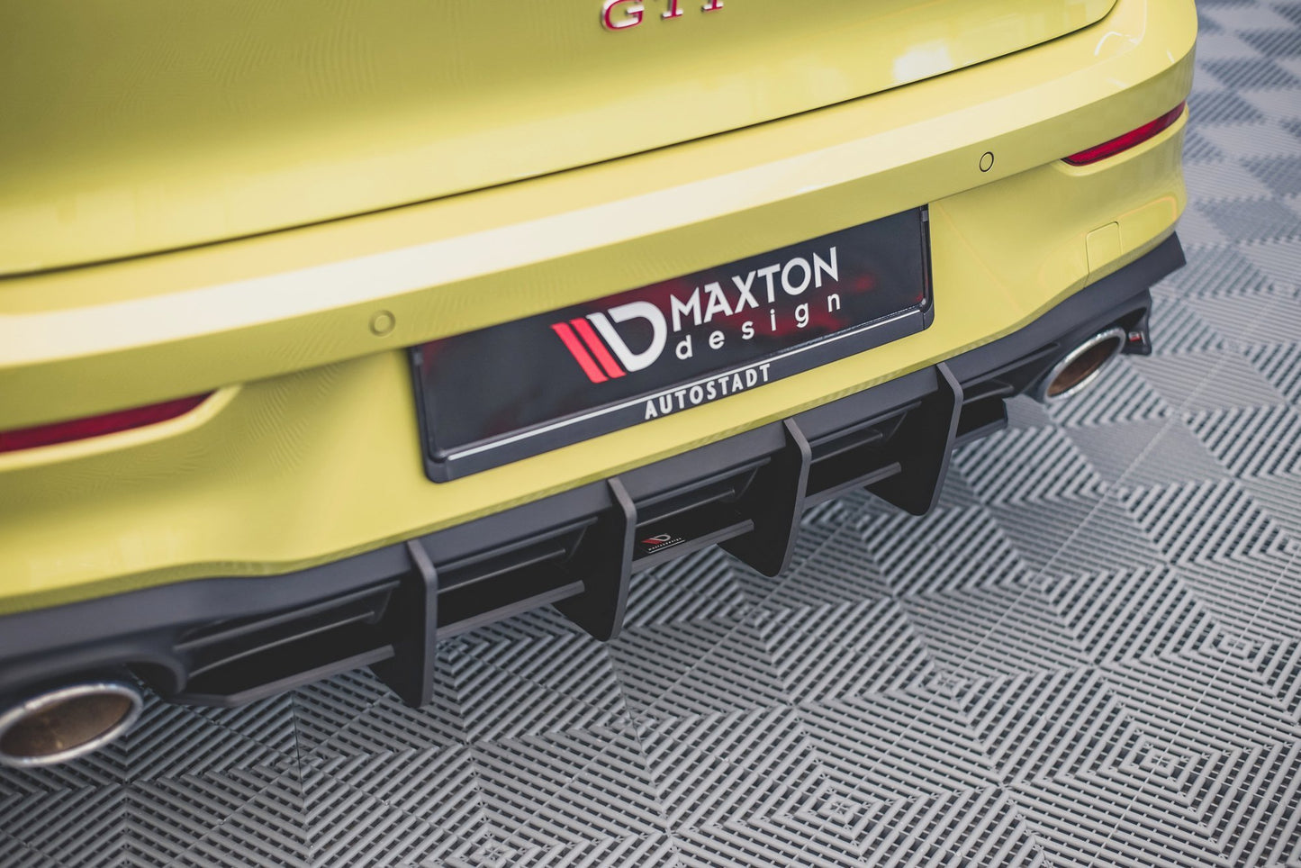 DIFFUSORE POSTERIORE RACING DURABILITY ADATTO PER  V.2 VOLKSWAGEN GOLF 8 GTI CLUBSPORT 2020
