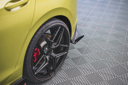 RACING DURABILITY FLAPS LATERALI POSTERIORI + SPLITTERS ADATTI PER VOLKSWAGEN GOLF 8 GTI CLUBSPORT 2020