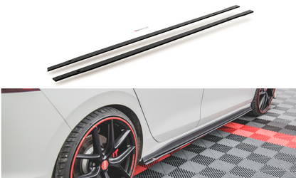 MINIGONNE LATERALI RACING DURABILITY ADATTE PER VOLKSWAGEN GOLF 8 GTI / GTI CLUBSPORT / R-LINE