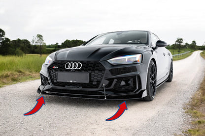 💫Racing Front Splitter V.2 suitable for Audi RS5 Coupe / Sportback F5💫
