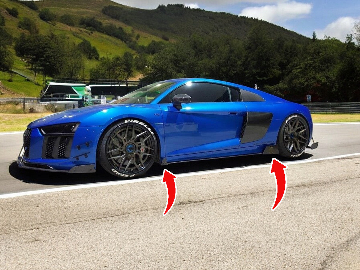 💫Sotto Minigonne Laterali Racing adatto per Audi R8 Mk.2💫