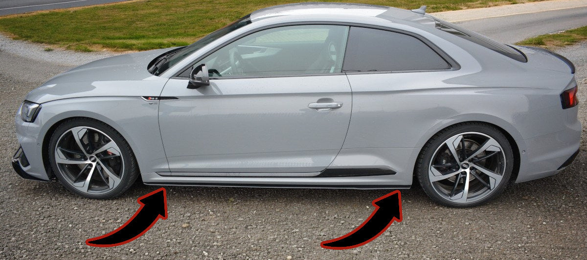 💫Sotto Minigonne Laterali Racing adatto per Audi RS5 F5 Coupe💫