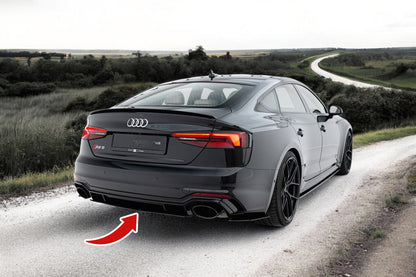 💫Diffusore posteriore nero luci V.1 adatto per Audi RS5 Coupe / Sportback F5💫