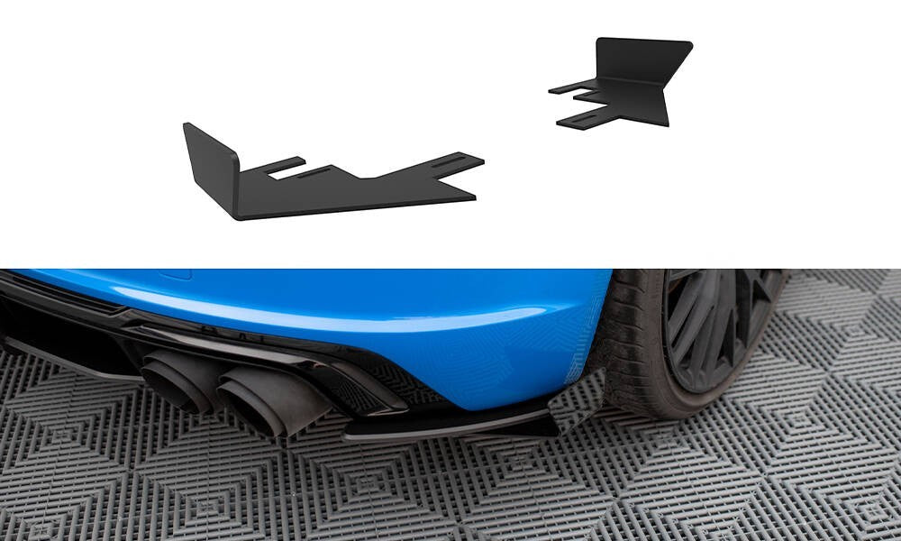 😍Splitter laterali posteriori Street Pro + flap per Audi TT S 8S Facelift😍