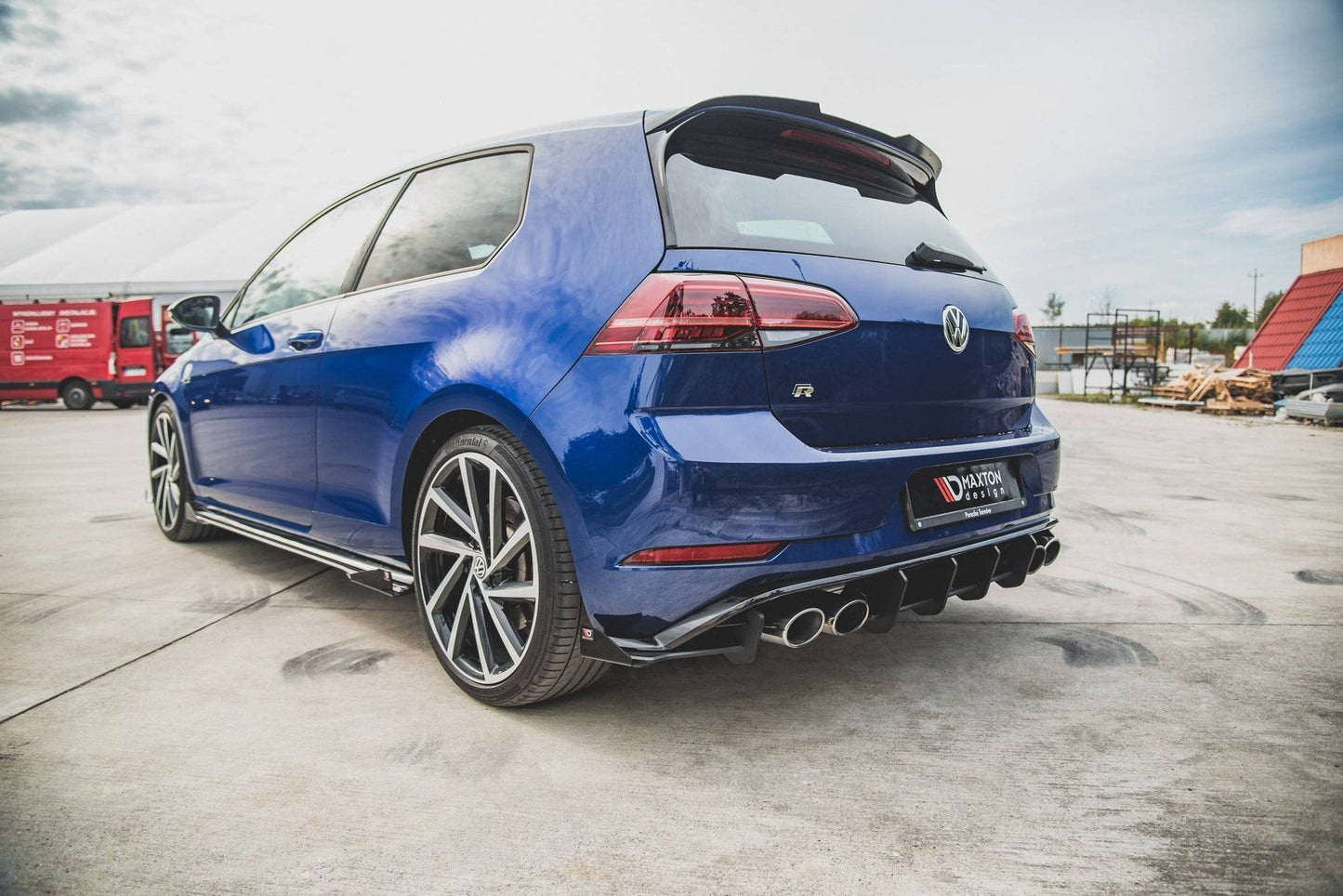 FLAP LATERALI POSTERIORI ADATTI PER VOLKSWAGEN GOLF 7 R FACELIFT 2017-2020