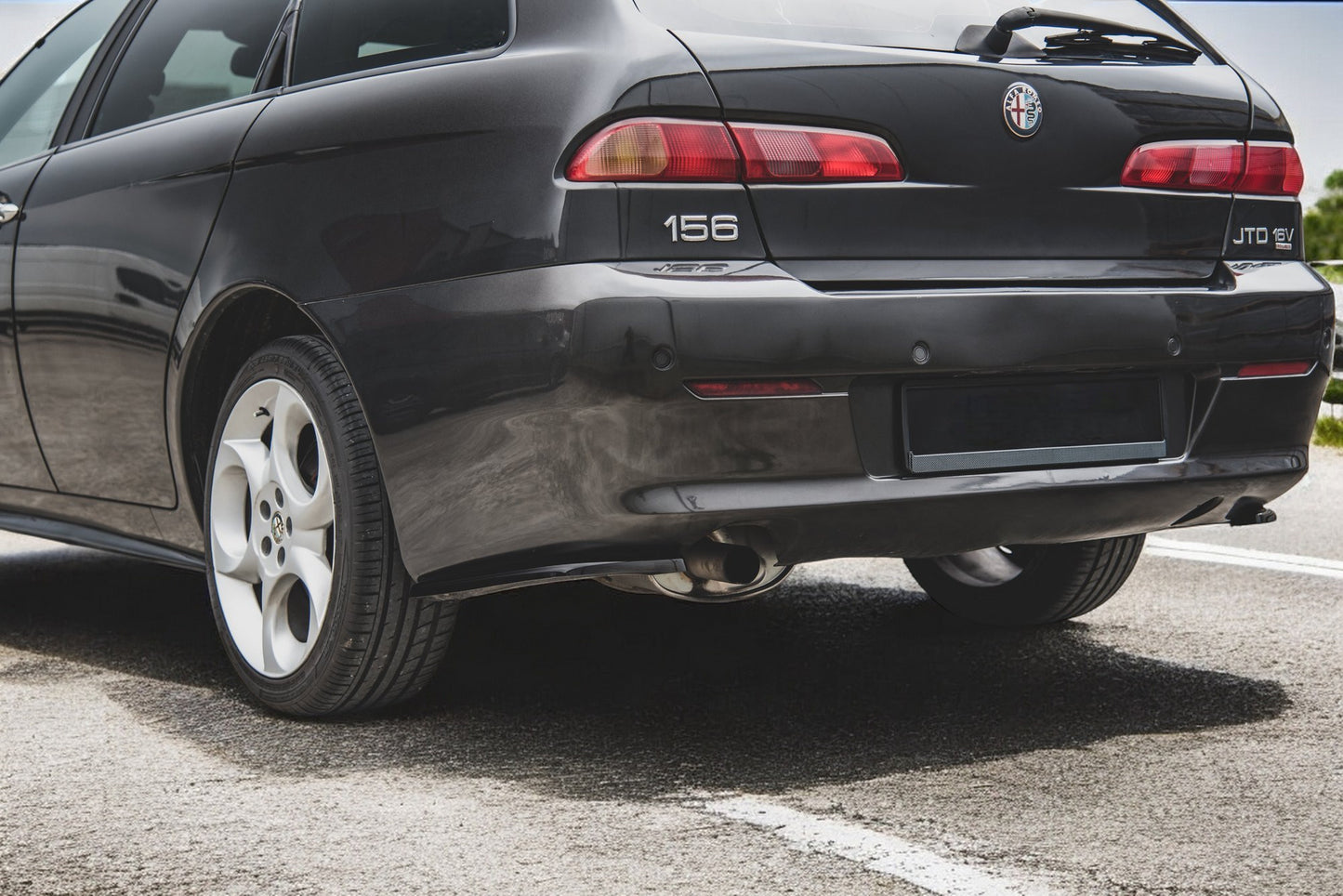 😊Splitter Laterali Posteriori Alfa Romeo 156 SW Facelift