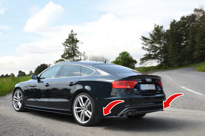✨Splitter laterali posteriori adatto per Audi A5 S-Line 8T FL Sportback✨