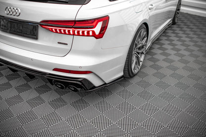 😍Rear Side Splitters Suitable For Audi A6 S-Line / S6 C8 / C8 Facelift😍