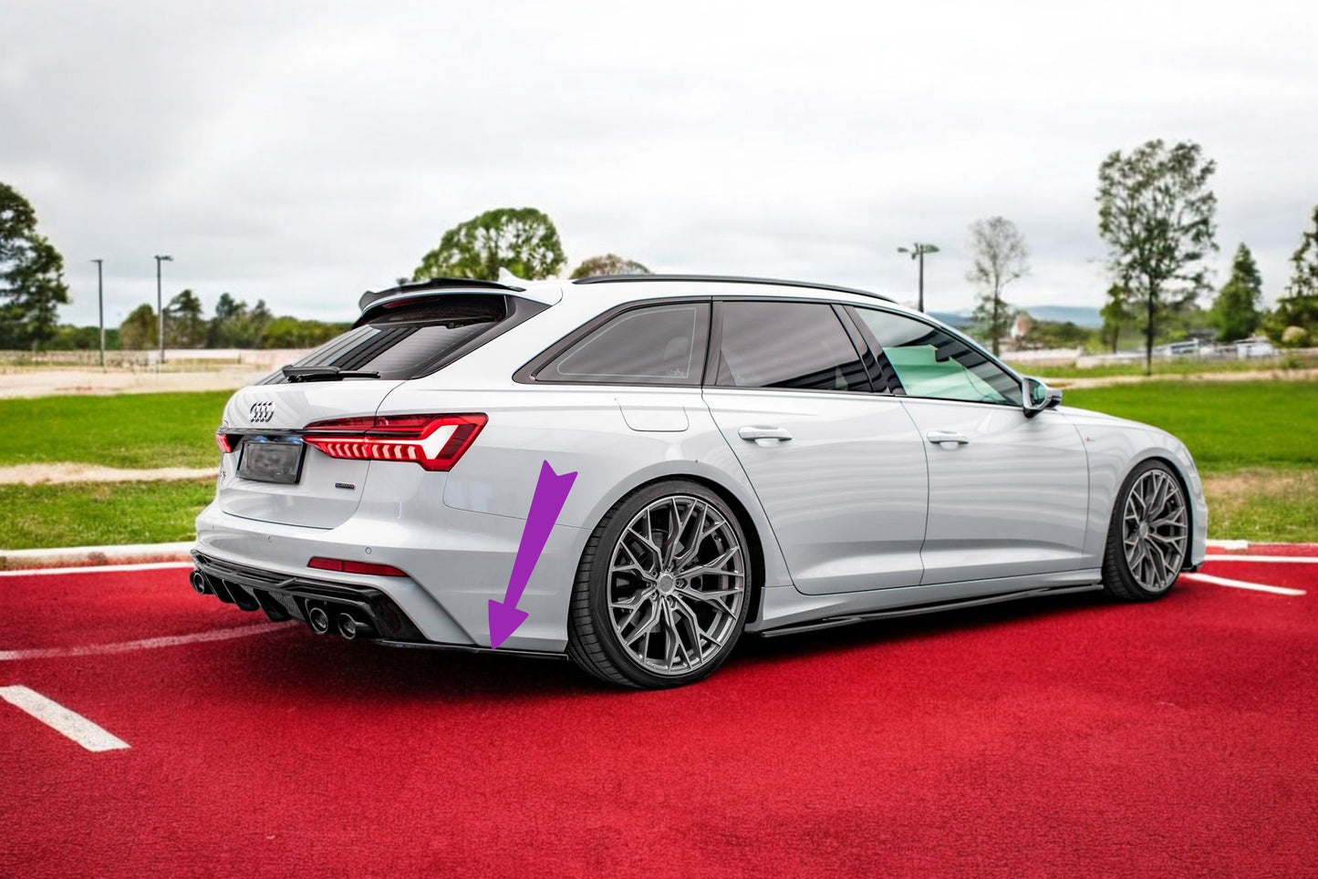 😍Rear Side Splitters Suitable For Audi A6 S-Line / S6 C8 / C8 Facelift😍