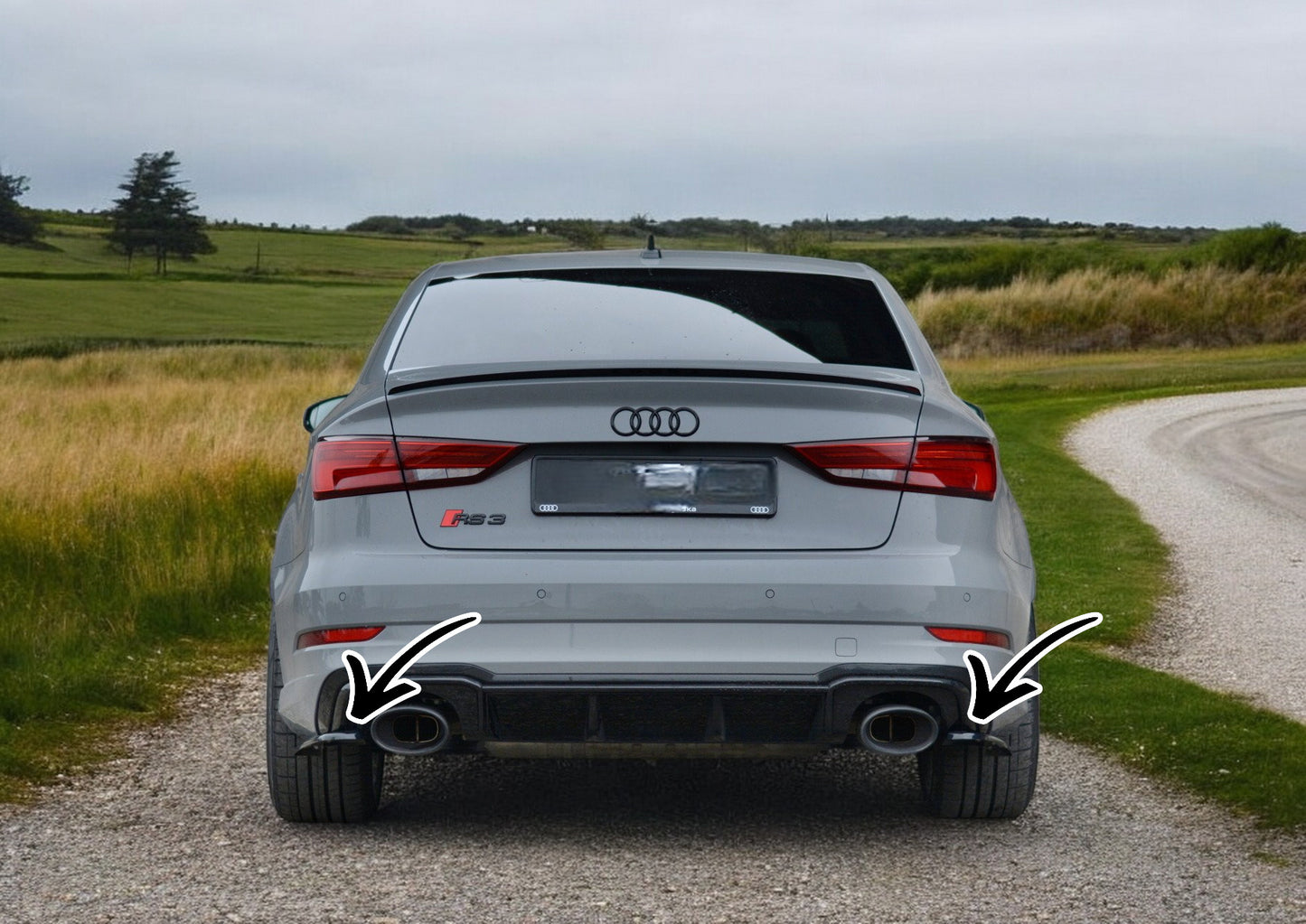 ✨Rear Side Splitters suitable for Audi RS3 8V FL Sedan✨