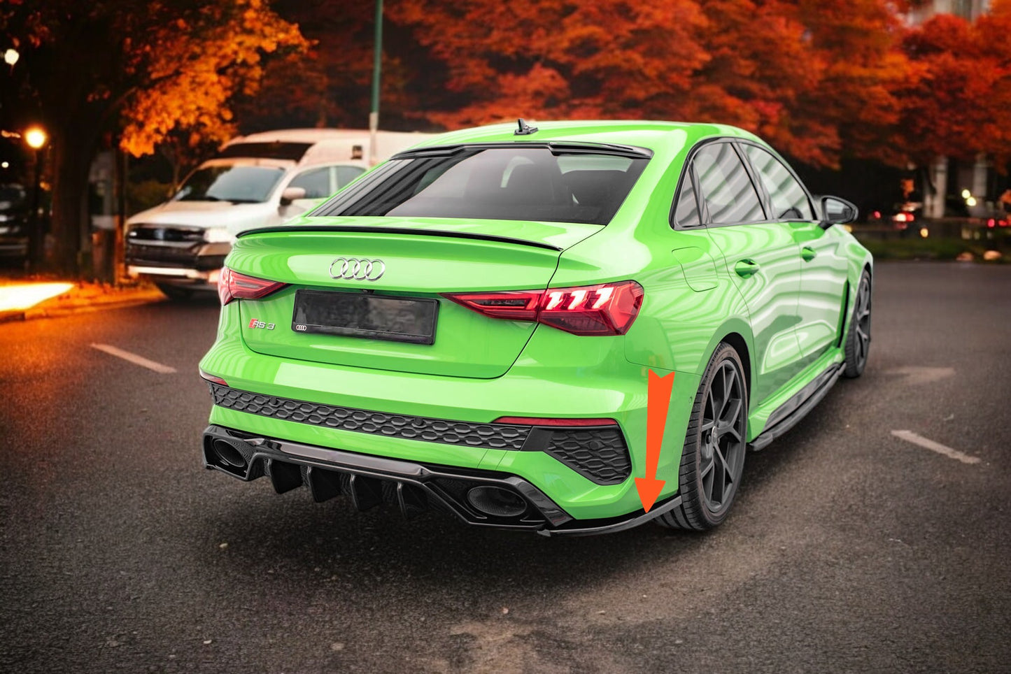 😎Splitter laterali posteriori adatto per Audi RS3 Sedan 8Y😎