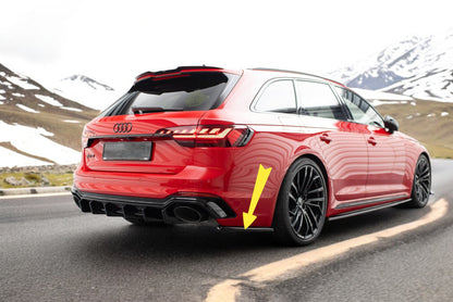 🔥Splitter Laterali Posteriori Adatto Per Audi RS4 B9 / B9 Facelift🔥