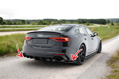 💫Splitter laterali posteriori adatto per Audi RS5 Coupe F5💫