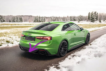 😍Rear Splitter Suitable For Audi RS5 F5 Facelift😍