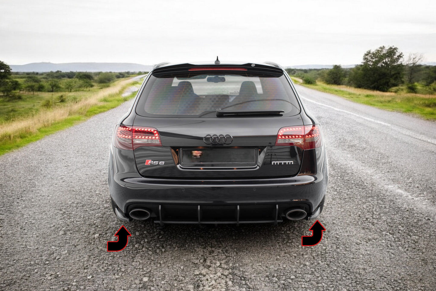 🔥Splitter Laterali Posteriori Audi RS6 Avant C6🔥