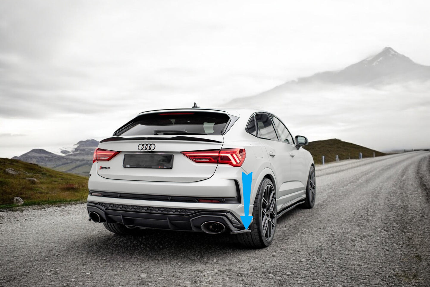 😍Splitter Laterali Posteriori Adatto Per Audi RSQ3 F3😍