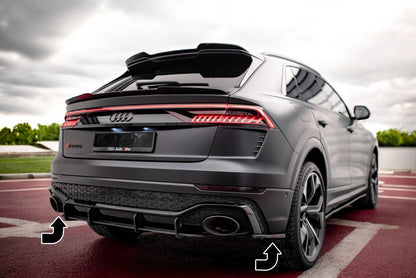⭐Splitter laterali posteriori adatto per Audi RSQ8 Mk1⭐