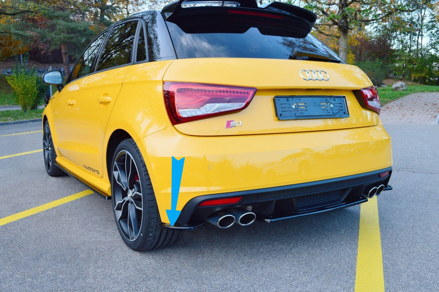 🔥Rear Side Splitters Suitable For Audi S1 ​​8X🔥