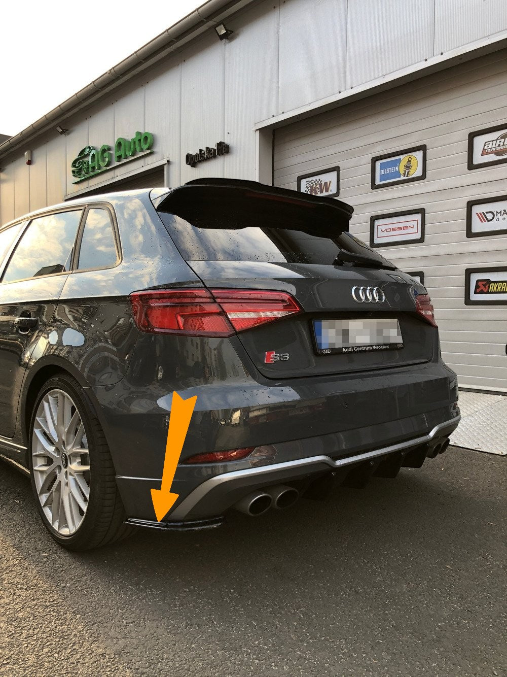 🔥Splitter Laterali Posteriori Adatto Per Audi S3 8v Facelift🔥