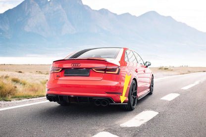😎Rear Side Splitters Suitable For Audi S3 Sedan 8V😎
